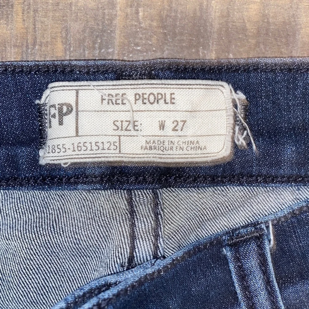 Free People Dark Indigo Skinny Jeans